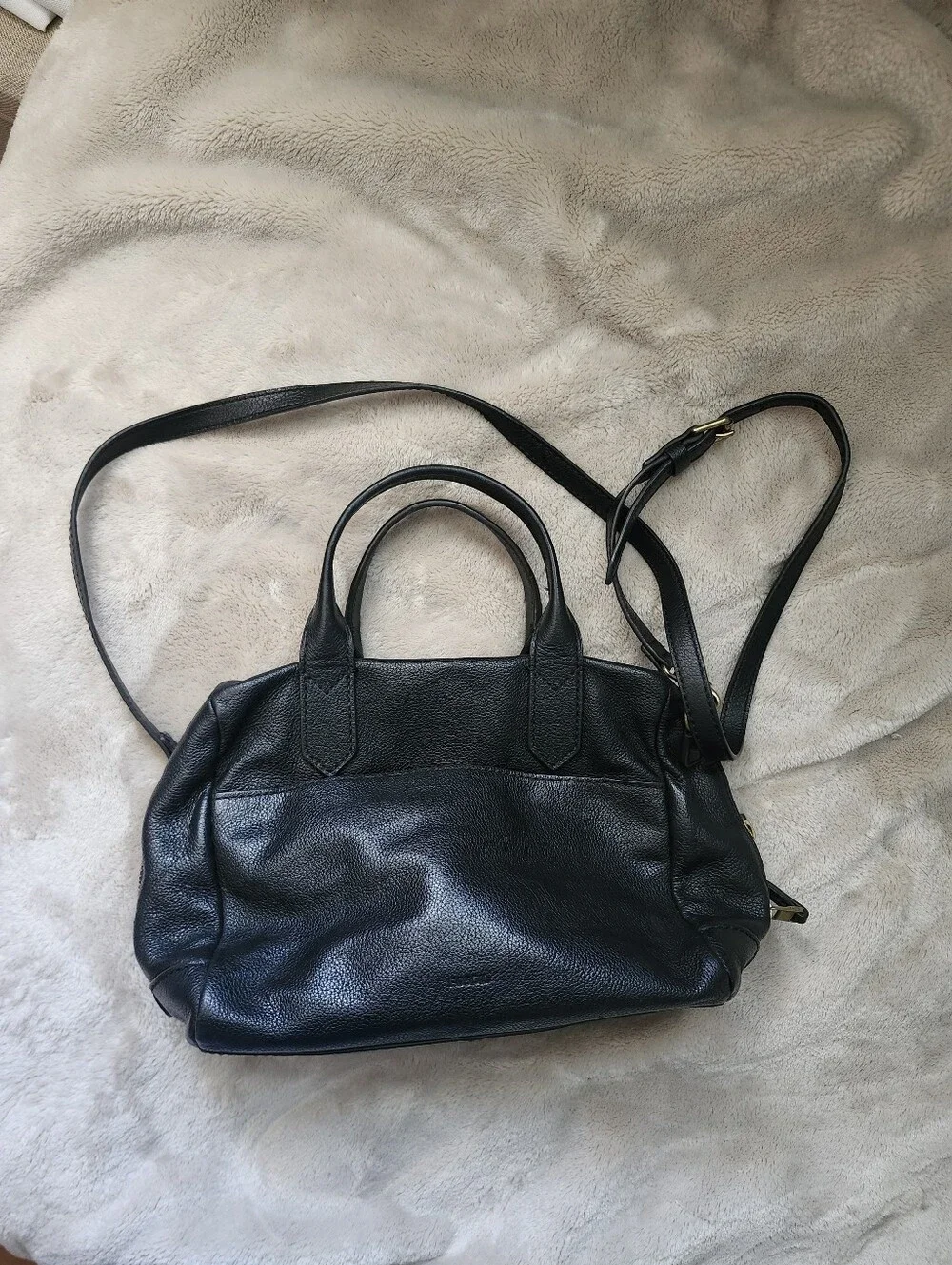 Fossil leather crossbody purse